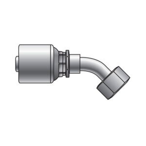 Terminal - 20G-20FJX45-035 Gates MegaCrimp Hembra Giratorio Codo 45° JIC 37°
