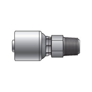 Terminal hidráulico Gates una pieza M-0 NPT LN – 4G-4MPLN