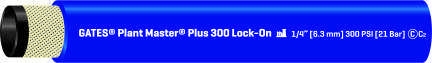 Manguera industrial Gates Azul Lock On – 10PL-MAL300AZ