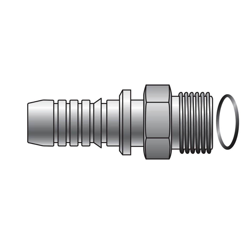Terminal hidráulico Gates dos piezas M-0 FF – 6GS-6MFFOR
