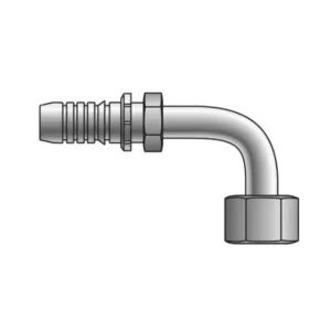 Terminal hidráulico Gates dos piezas F-90-X JIC – 8GS-10FJX90