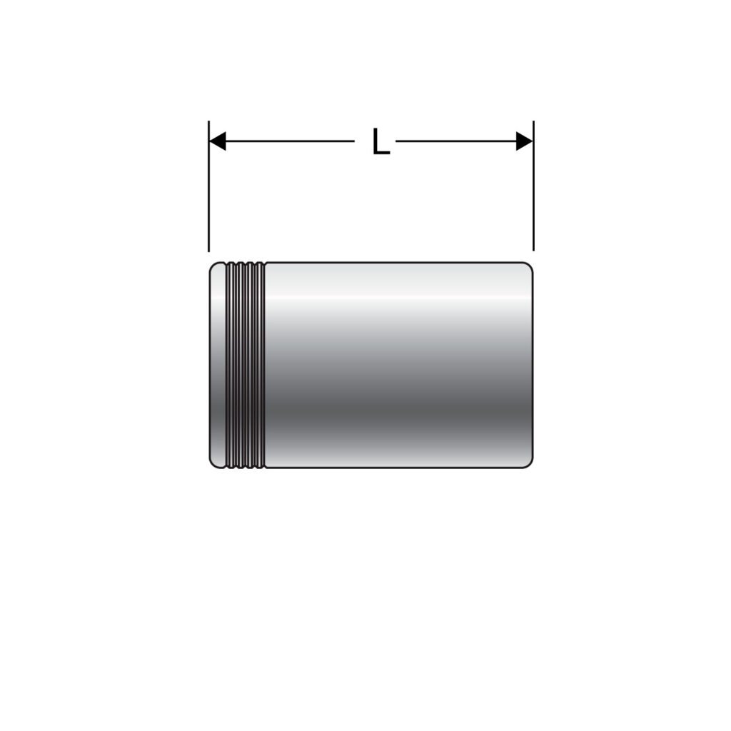 Terminal hidráulico Gates dos piezas 6 Ref Camisa – 20GS1F-6